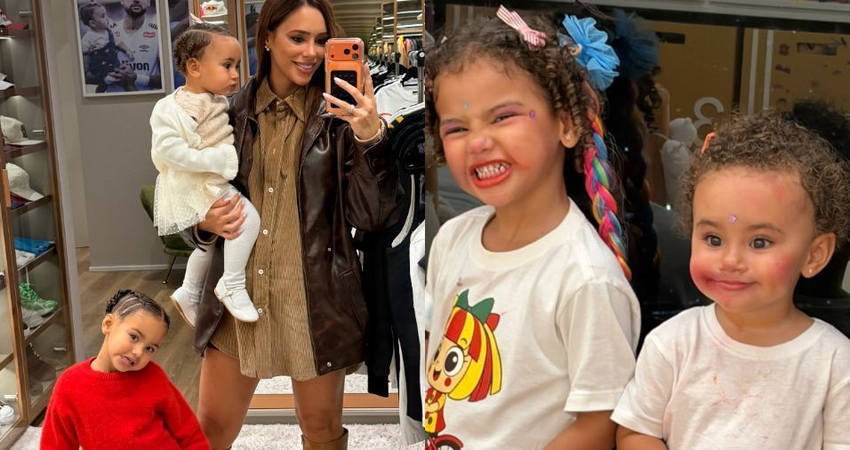 Bruna Biancardi mostra bagunça das filhas e risos com Neymar