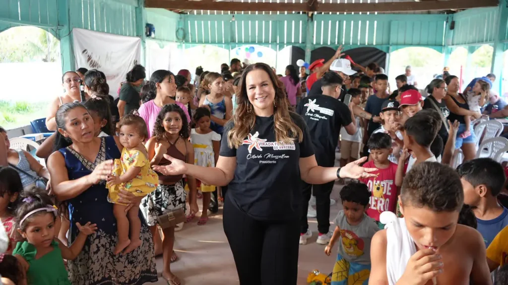 Em Manaus, Virada Feminina do Amazonas promove dia de diversão e doações para crianças de comunidade