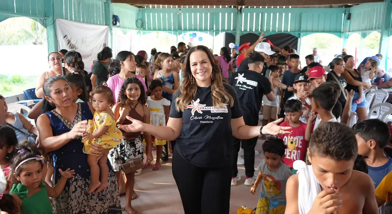 Em Manaus, Virada Feminina do Amazonas promove dia de diversão e doações para crianças de comunidade